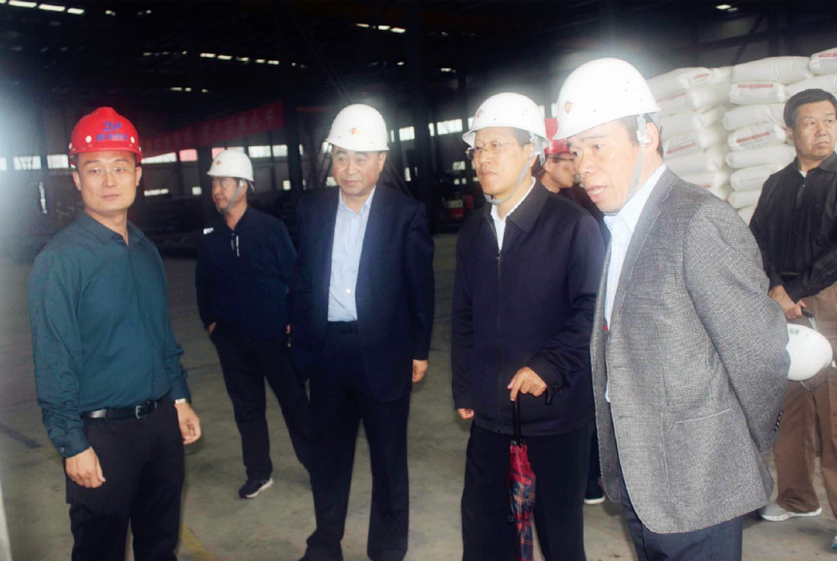 定西市政協主席陳尊鋒、市委常委、常務副市長陳曾勇 一行領導蒞臨我公司開展企業考察